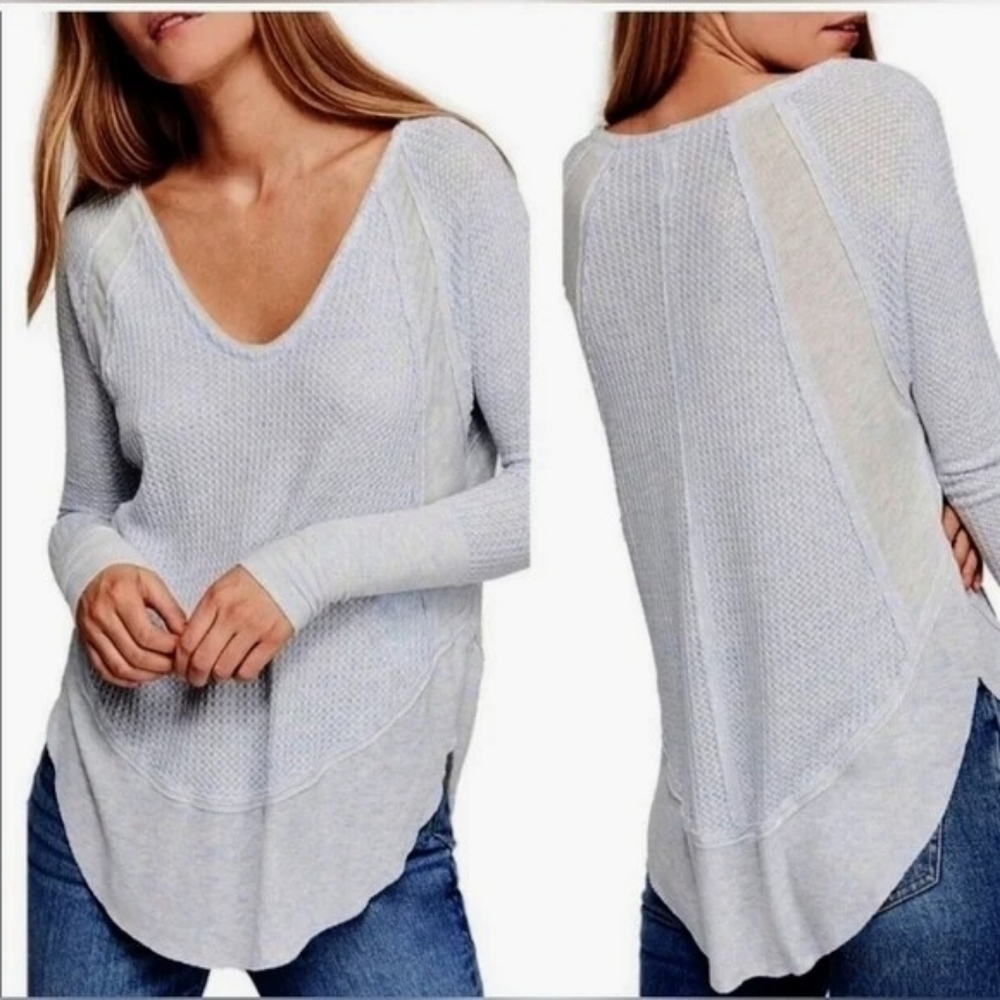 We The Free Classic Baby Blue Tunic Nwot